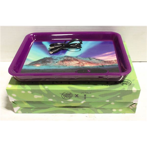 2 PACKS - 7 COLOR CHANGING LED GLOW PLASTIC USB