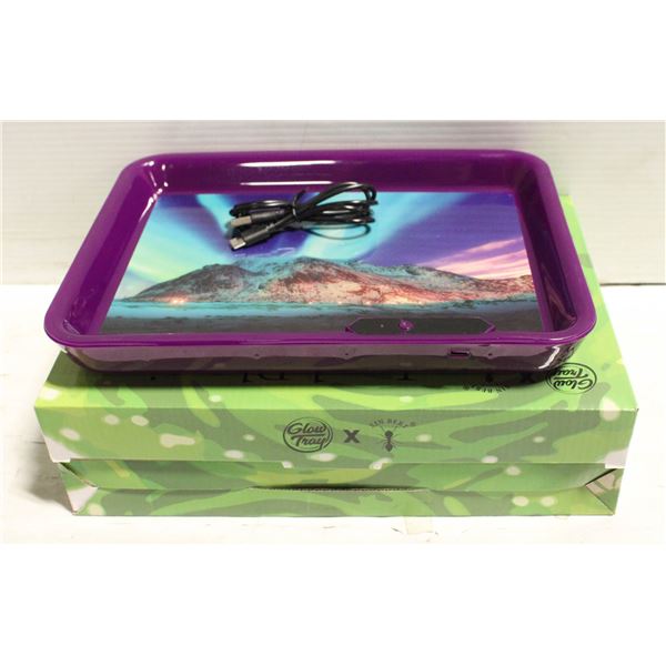 2 PACKS - 7 COLOR CHANGING LED GLOW PLASTIC USB