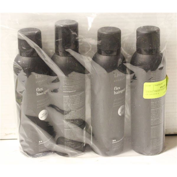 LIVING PROOF FLEX HAIR SPRAY QUANTITY 4