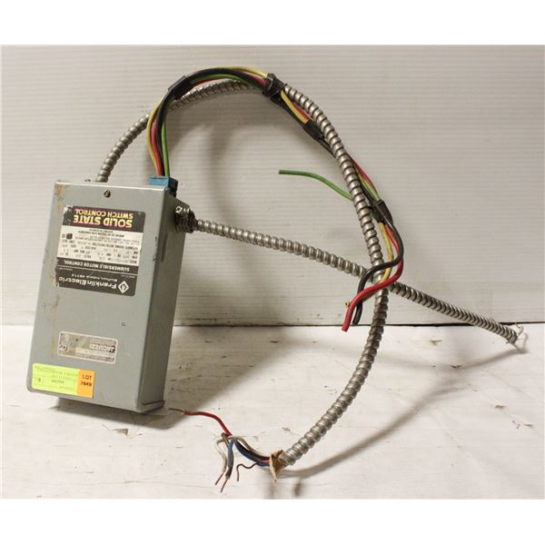 1/2 H.P. 230VOLTS 1 PH SUBMERSIBLE MOTOR CONTROL