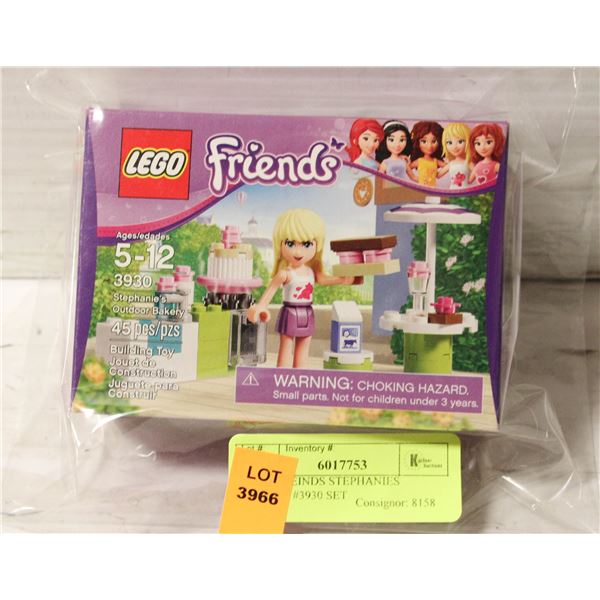 LEGO FREINDS STEPHANIES BAKERY #3930 SET