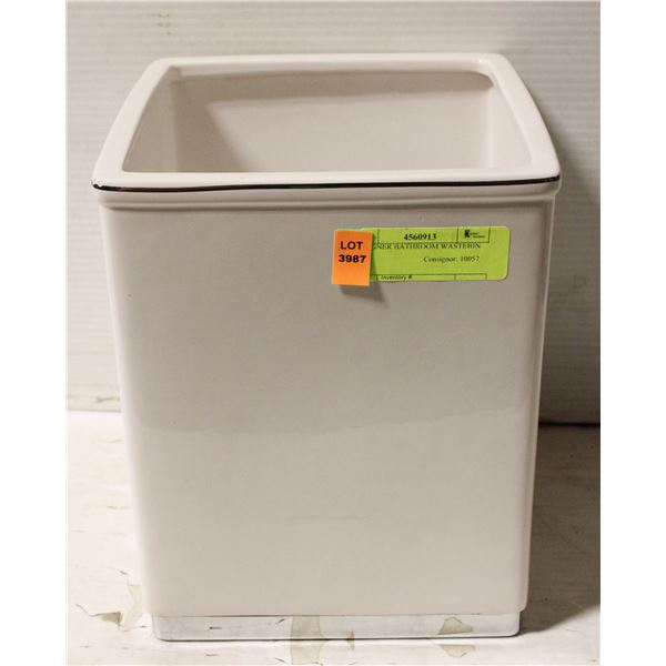 DESIGNER BATHROOM WASTEBIN