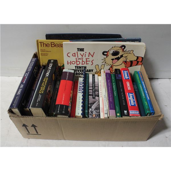 BOX OF ASSORTED BOOKS