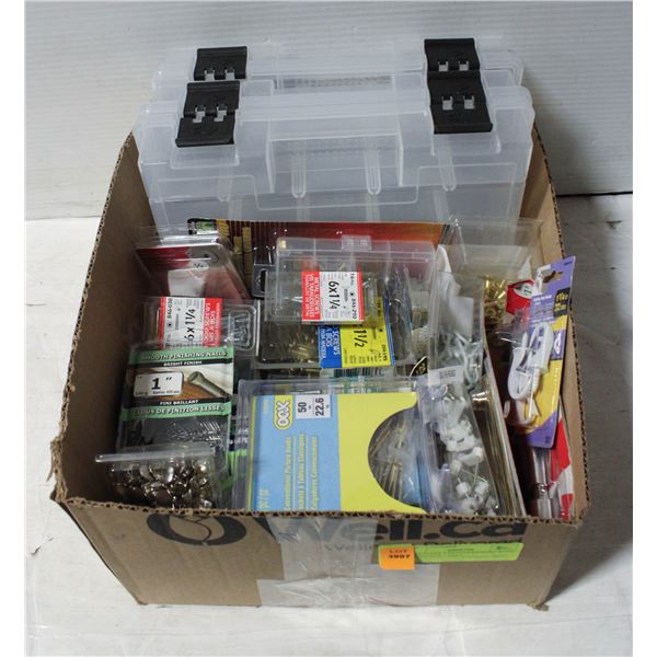 HARDWARE/FASTENERS/MISC WITH ORGANIZER CASES