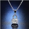 Image 4 : 1 CT GRA CERTIFIED MOISSANITE 925 SILVER NECKLACE