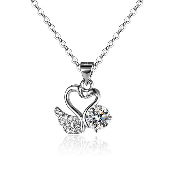 1 CT GRA CERTIFIED MOISSANITE 925 SILVER NECKLACE