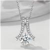 Image 3 : 1 CT GRA CERTIFIED MOISSANITE 925 SILVER NECKLACE