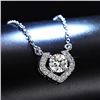 Image 2 : 1 CT GRA CERTIFIED MOISSANITE 925 SILVER NECKLACE