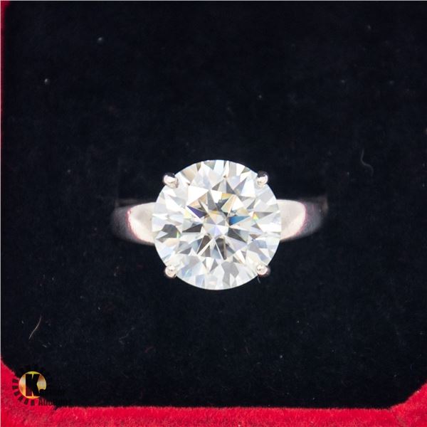 #794-HAND SET 6.00 CT ROUND BRILLIANT CUT