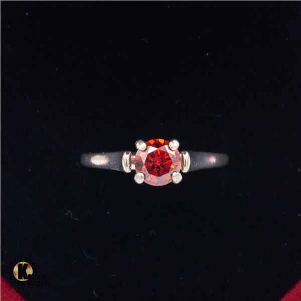 #791-HAND SET 1.00 CT ROUND BRILLIANT CUT