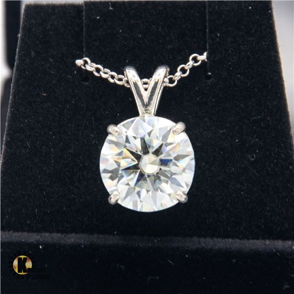 #801-CUSTOM HAND SET 6.00 CT ROUND BRILLIANT CUT