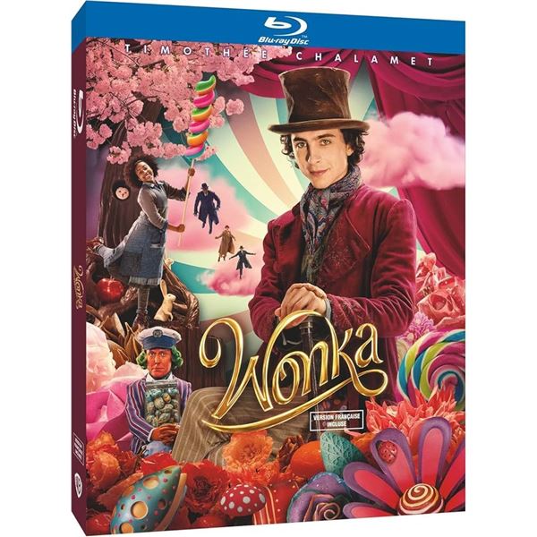 BRAND NEW WONKA BLU-RAY MOVIE