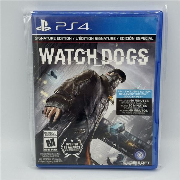CERTIFIED REFURBISHED PS4 WATCH DOGS SIGNATURE-
