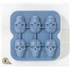 Image 1 : #831-2 PECE SET OF SILICONE MOLDS OF 6 SKULLS