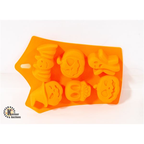 #829-6 DIFFERENT HALLOWEEN GHOSTS, PUMPKIN MOLDS