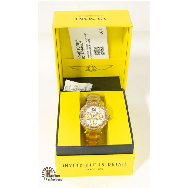 NEW INVICTA BOLT LADIES MOTHER OF PEARL WATCH