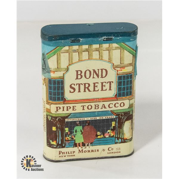 BOND STREET COLLECTIBLE TOBACCO TIN