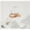 Image 1 : ESTATE RING SZ 6.5 ROSE GOLD PLATED CONCAVE STYLE