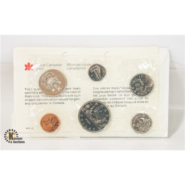 1981 6 COIN UNCIRCULATED SEALED SET
