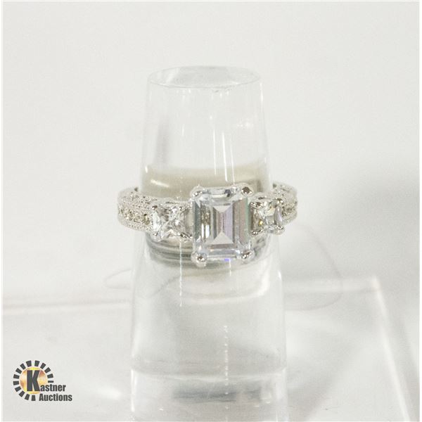 ESTATE RING SIZE 6.5 NEW WITH TAG STAMPED 18KGP