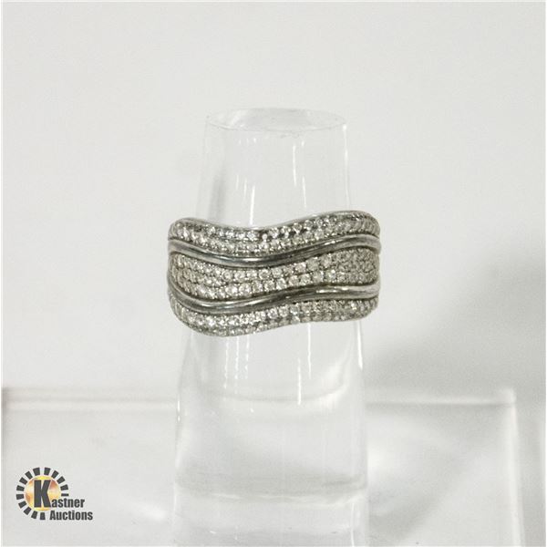 ESTATE RING SIZE 6.5 .925 SILVER