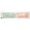 Image 2 : 1954 ONE AND TWO DOLLAR BILLS