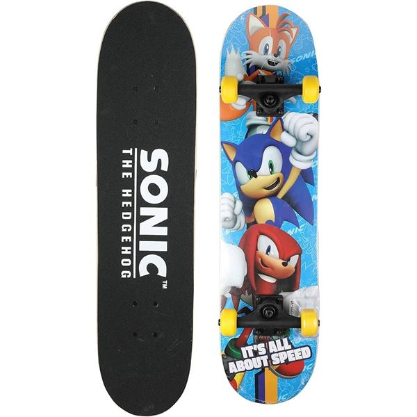 BRAND NEW SONIC THE HEDGEHOG SKATEBOARD