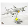 Image 1 : ESTATE VINTAGE LARGE AIRPLANE METAL STATUE-ESTATE