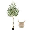 Image 1 : NEW WARMPLANTS ARTIFICAL OLIVE TREE 7FT TALL