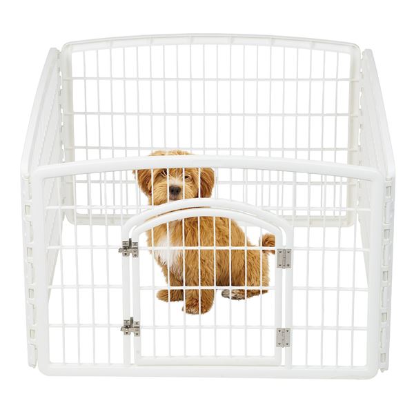 NEW IRIS USA DOG PLAYPEN 4-PANNEL 60 CM WITH DOOR