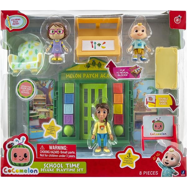 BRAND NEW COCOMELON SCHOOL TIME DELUXE PLAYSET