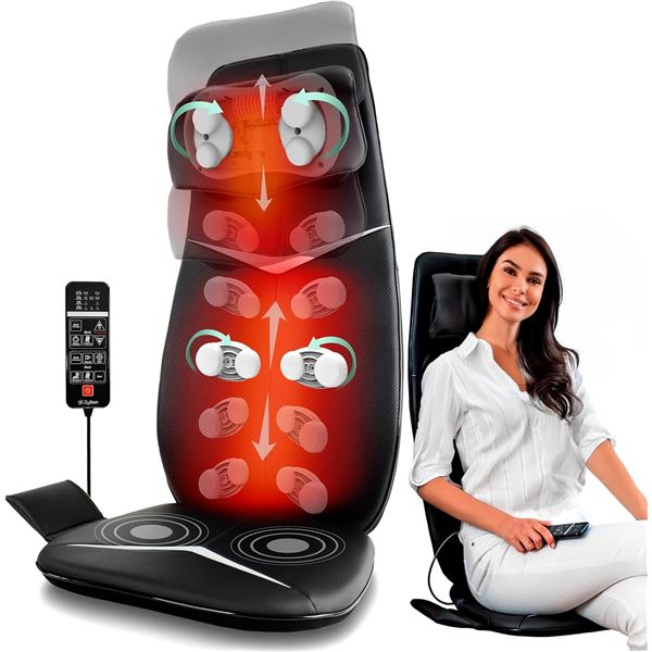 NEW ZYLLION SHIATSU NECK AND BACK MASSAGER