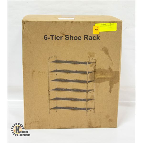 BRAND NEW 6 TIER SHOE RACK