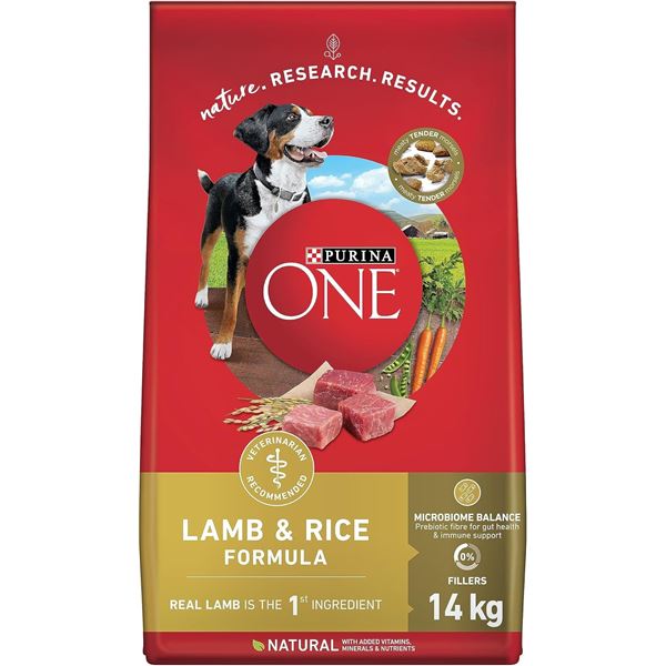 BRAND NEW 14KG PURINA ONE LAMB & RICE DOG FOOD