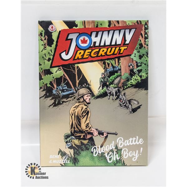 HARDCOVER JOHNNY RECRUIT - BLOOD BATTLE OH BOY
