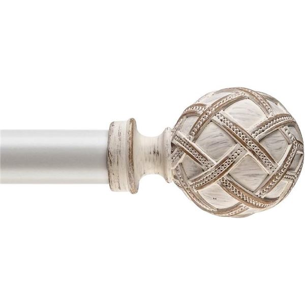 NEW WITH BOX YCOLNAEFLIR 1" DIAMETER CURTAIN ROD