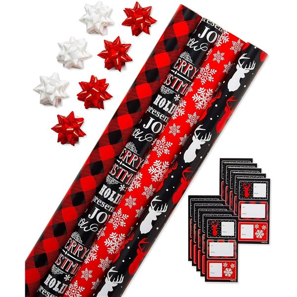 BRAND NEW AMERICAN GREETINGS 120SQFT WRAPPING