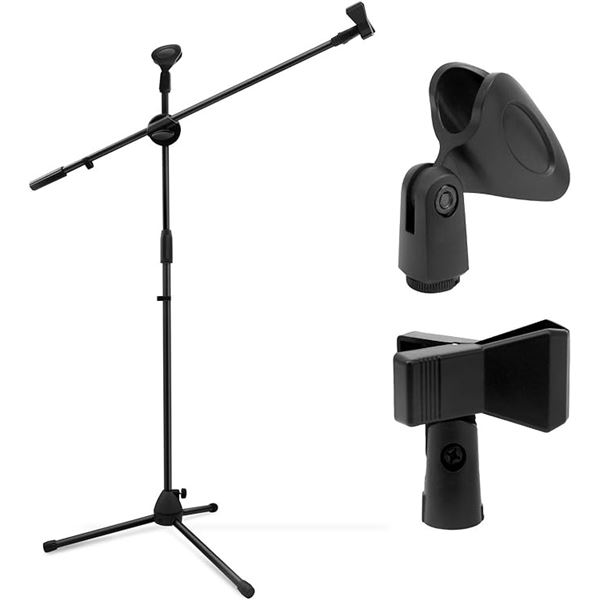 NEW OHUHU MIC STAND WITH TRIPOD BOOM MICROPHONE