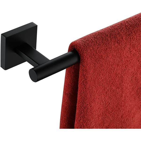 NEW WITH BOX KOKOSIRI MATTE BLACK 24" TOWEL BAR