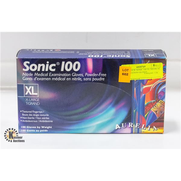 BRAND NEW SONIC 100 XL MEDICAL EXAMINATION GLOVES