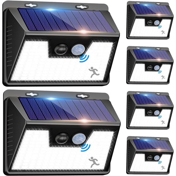 BRAND NEW 4 PACK NIPIFY SOLAR MOTION SENSOR LIGHT