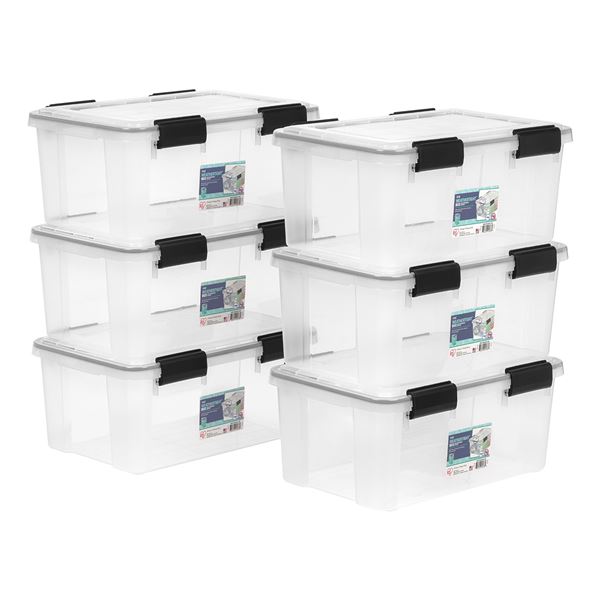 NEW IRIS USA 18 L STORAGE BOX WITH GASKET SEAL