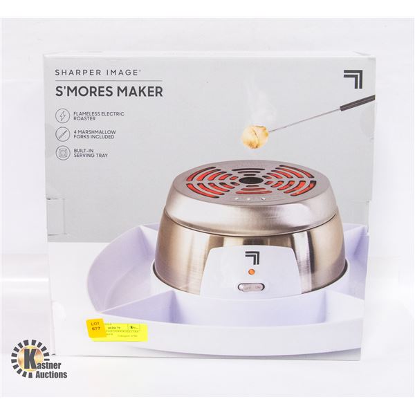 SHARPER IMAGE INDOOR ELECTRIC S'MORES MAKER
