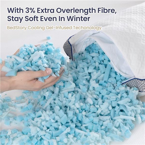 NEW HEM DGPSY COLD MEMORY FOAM PILLOW STUFFING