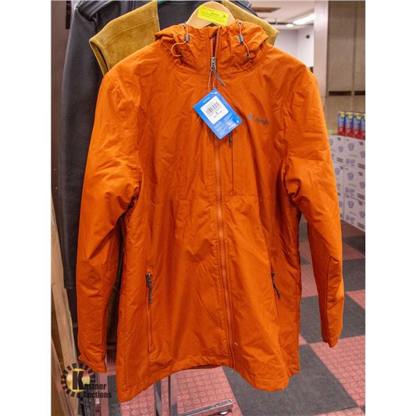 NEW COLUMBIA RIDGE GATES INTERCHANGE JACKET ORANGE
