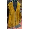 Image 1 : DEER SKIN VEST SIZE 52 HANDMADE