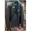 Image 1 : NEW LEATHER MOTORCYCLE JACKET SIZE 52