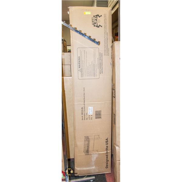 DOUBLE LOFT METAL BUNKBED - BLACK