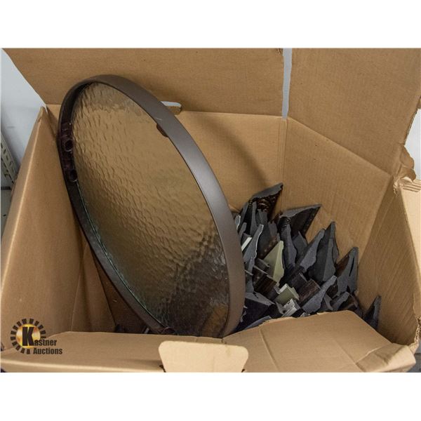 BOX OF FREIGHT CLAIM FRAME PIECES