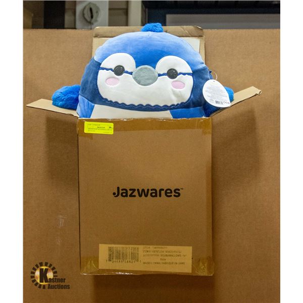 BRAND NEW SQUISHMALLOW 14" BLUE JAY